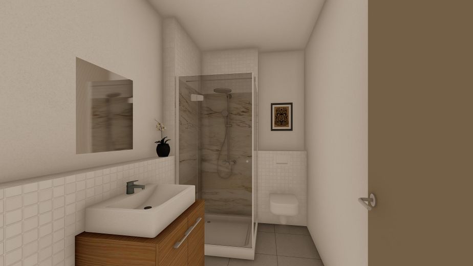 Wohnung 6 und 8 Badezimmer