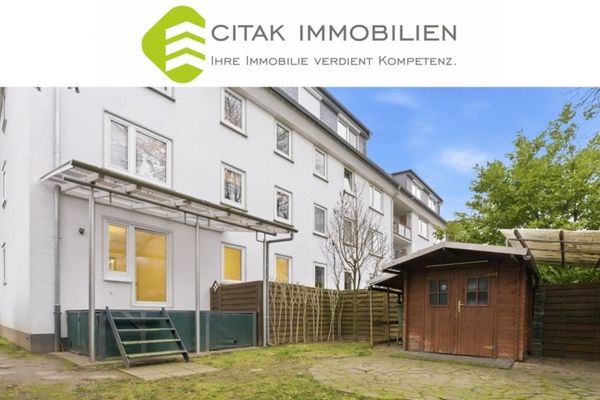 Gartenwohnung in Köln-Mülheim – 4 Zimmer, Terrasse, Balkon & Carport