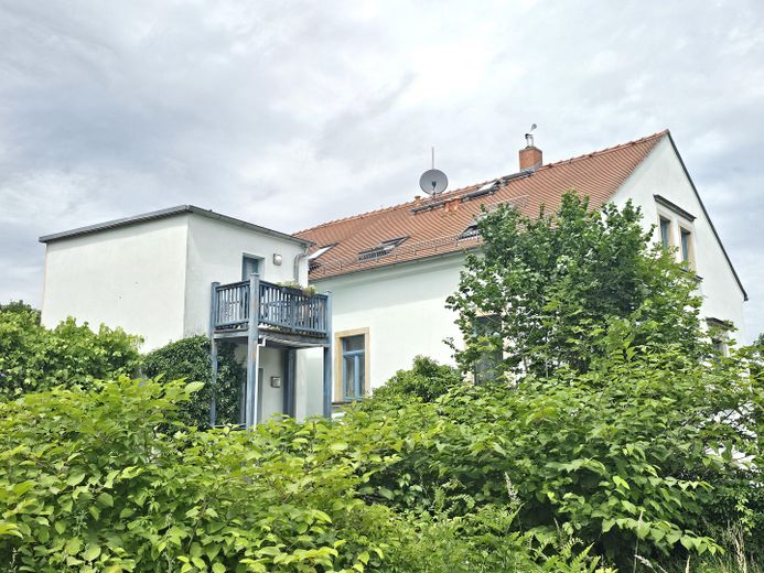 Denkmalgeschütztes Wohn- und Geschäftshaus direkt gegenüber dem Schloss Klippenstein – Altbau. Rückseite