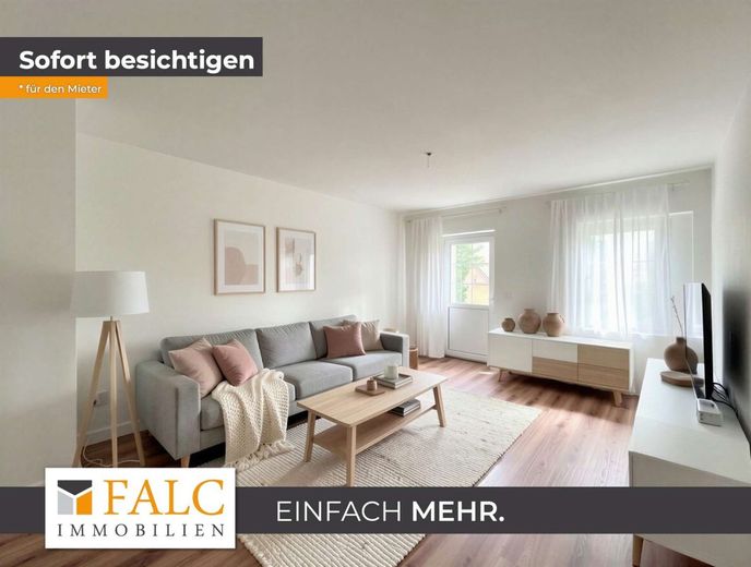 Gepflegte 4-Zimmer-Wohnung mit Balkon und Masterbad in Rüttenscheid – Wohnzimmer
