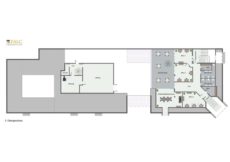 Solides Gewerbeinvestment - Zentrale Lage, starke Mieter, sichere Perspektive – Grundriss 2. Obergeschoss