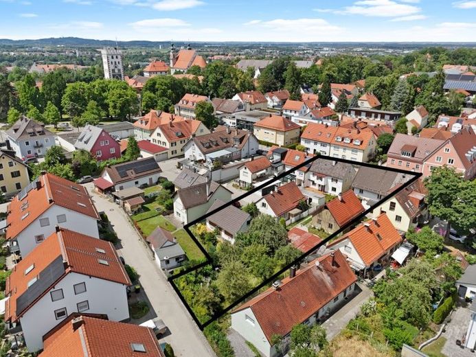 Zentrumsnaher Baugrund mit Bestand (ca. 1.352 m²) nahe Bayertor – Foto 1