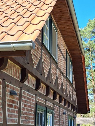 Schöne Fachwerkfassade