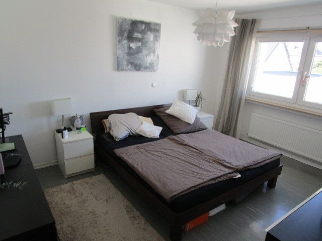 3,5 ZKB Gießen Innenstadt, 4.OG mit Süd-Balkon, und Fernblick – Schlafzimmer Einrichtungsidee