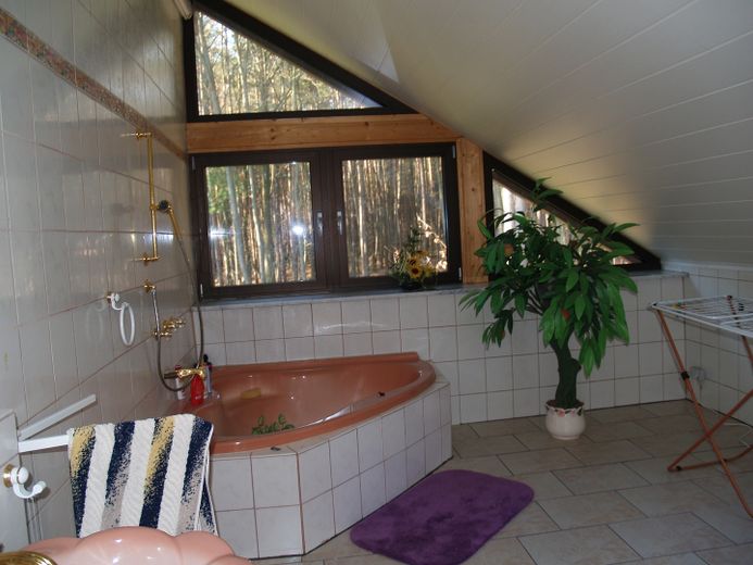 3 Zimmer mit Einbauküche am Waldrand – Badzimmer