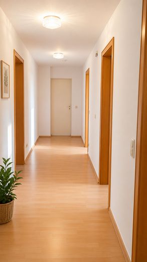 Wohnen im Herzen des Frankenberger Viertels – helle 3-Zimmer-Wohnung mit Aufzug – Flur