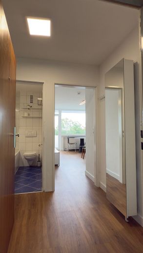 Möblierte 1-Zimmer-Wohnung Zentrums- und AUDI Nähe mit Blick ins Grüne/ idealer Zweitwohnsitz! – Foto 2