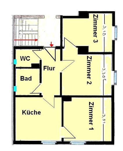 Grundriss Wohnung