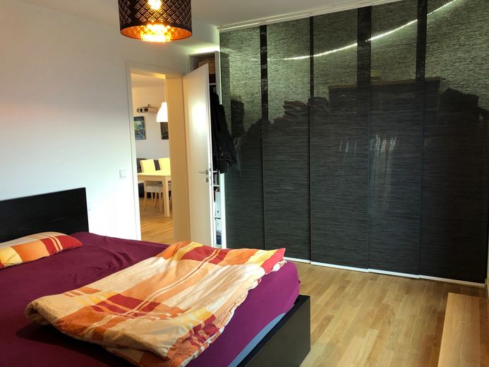 2-Zimmer Penthouse mit zwei Dachterrassen (Passivhaus) – Schlafzimmer