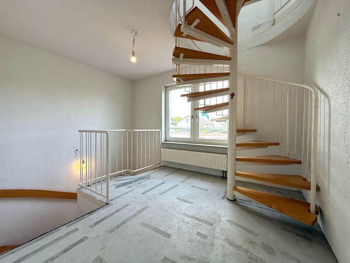 Treppe ins Dachgeschoss