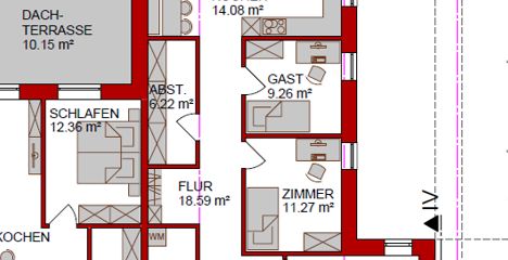 Wohnung 4 Aufteilung