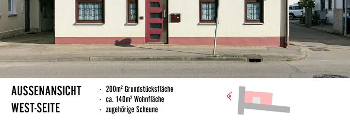 Hausansicht von der Straße