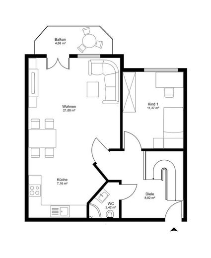 Ellenerbrok-Schevemoor | Maisonettewohnung 4-Zimmer mit jungem Baujahr – S&amp;P | Grundriss 2. Obergeschoss