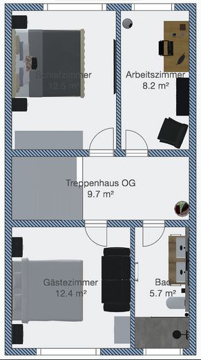 Grundriss Obergeschoss