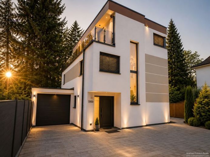 Modern city villa with smart home comfort and spa character at the Alte Veste in Zirndorf – Photo 1