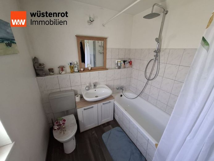 Verliebt euch in nordisches Flair: Attraktives Haus, Garten, Weitblick auf Obstplantagen - Ruhe pur! – Badezimmer