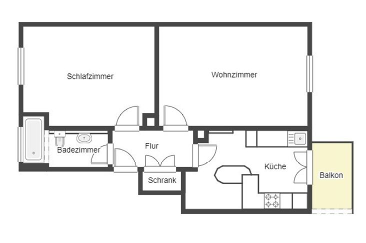 2‑Zimmer‑Wohnung in gefragter Lage zu vermieten – Foto 14