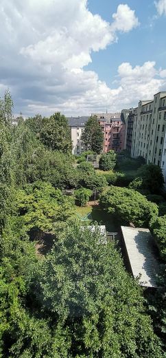 MFH Chemnitz-Kaßberg ca. 7%Rendite VOLLvermiet. WEG-aufget. Fernwärme lfd. instand geh. + Ausbaures. – Blick in Innenhof-Karree