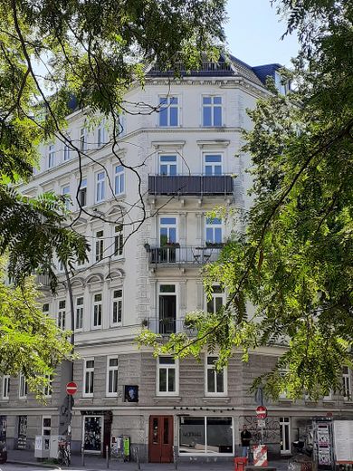 St.Pauli, Jugendstil dairesi, yaklaşık 90 m², 2 balkon – Gesamtansicht Gebäude