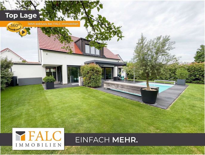 Luxus trifft Privatsphäre - Exklusive Villa mit Pool in begehrtester Lage von Worms – Titelbild