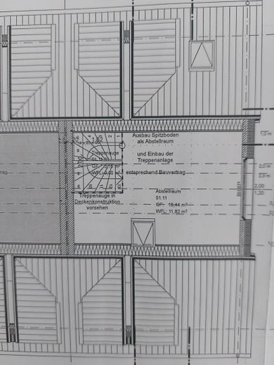 Grundriss Spitzboden