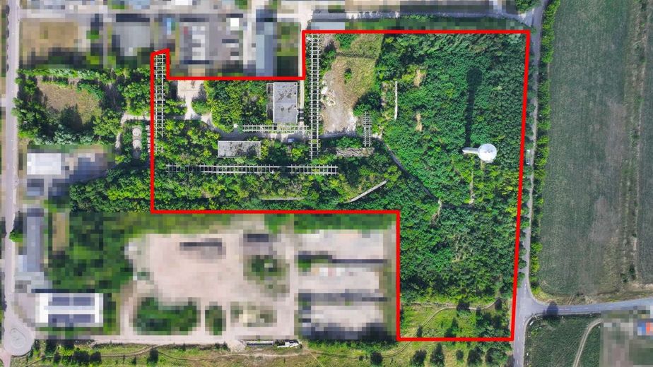 Provisionsfrei! Nähe A14 Vielseitiges Gewerbeareal auf 41.440m² mit Bunkeranlagen in Schönebeck – Vogelperspektive