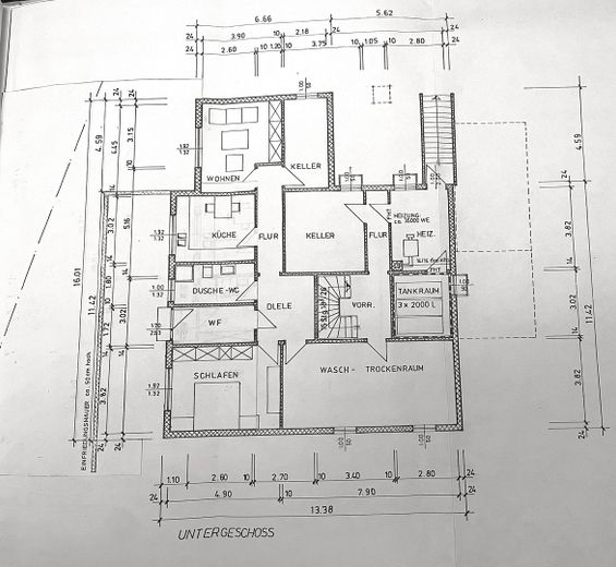 Grundriss Untergeschoss