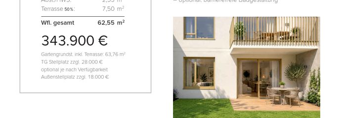 Construction neuve APP 2.2 - M7/2 - Rez-de-chaussée - 63m²