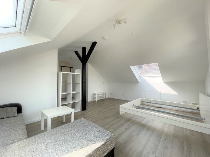 Bright city apartment => 5 min to Jahnplatz by train – Wohn-/Essbereich II