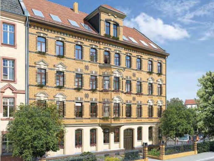 Solide Kapitalanlage in Leipzig-Schönefeld: Denkmalgeschützte 2-Zimmer-Wohnung mit Erker, Parkett und Pkw-Stellplatz – Foto 1