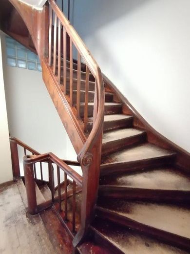 Treppenaus Treppe um 1900