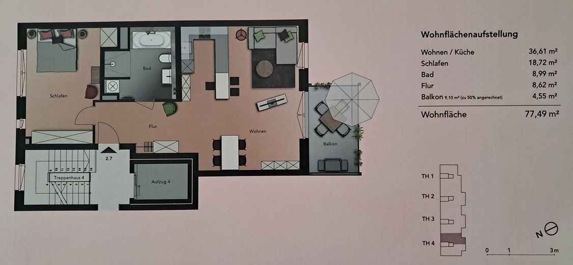 Newly renovated 2-room apartment ideal for singles or couples – Foto 18