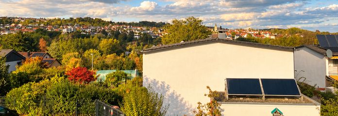 Środkowy dom szeregowy z widokiem na dolinę Neckar – *BEZ PROWIZJI* – Ausblick Neckartal aus OG