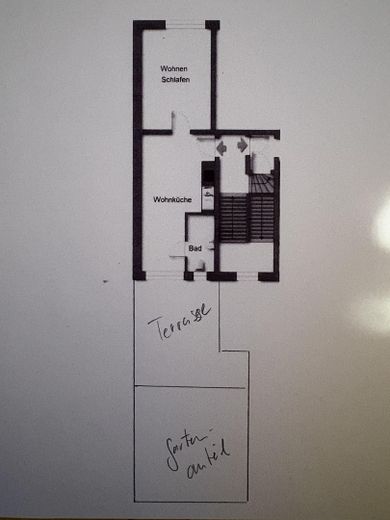 Grundriss WE 2 = 41 qm