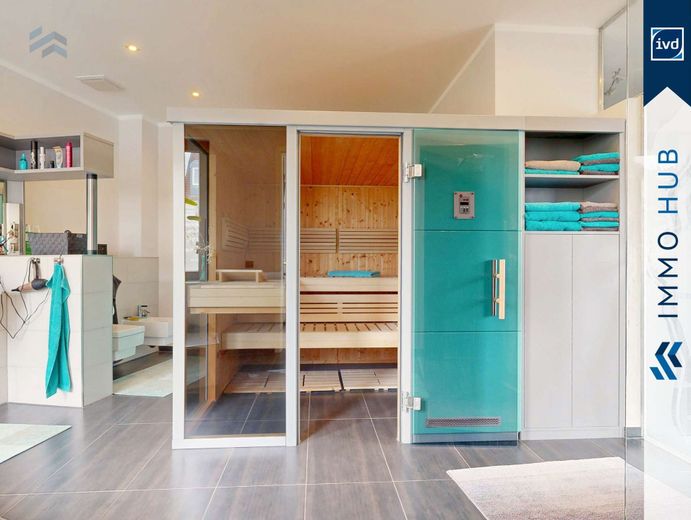 ++ Exklusives Penthouse in ruhiger Lage mit über 50 m² Dachterrasse ++ – 3687181-P5E9GZDDXHraJHpFY3hcv6Cw-Sauna.jpg