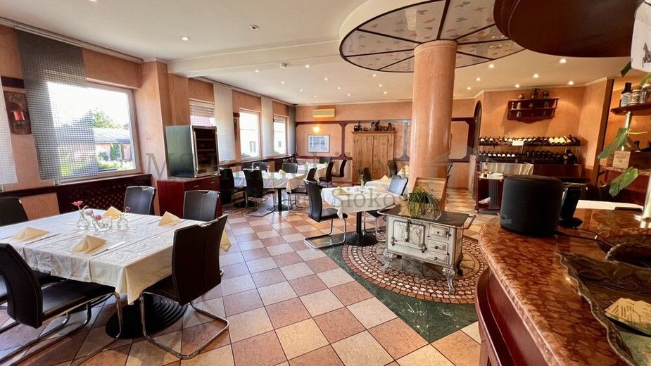 *** Attraktives Wohn- und Geschäftshaus im Boxheimerhof in Bürstadt *** – EG Restaurant Ansicht 1