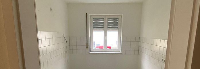 die Küche ist aber breiter