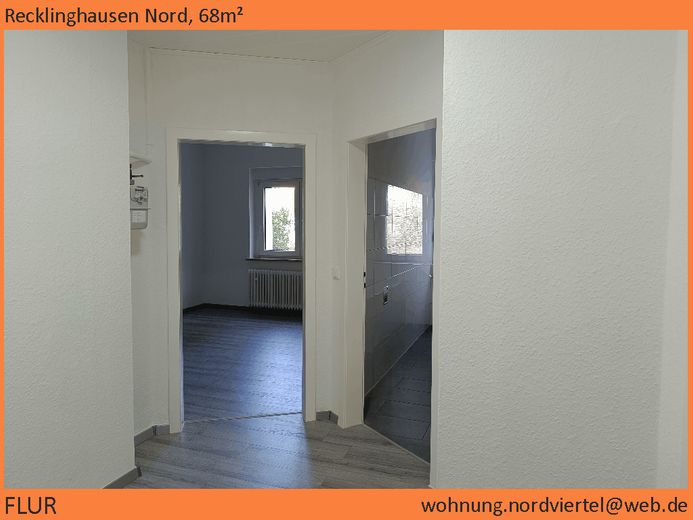Nordviertel, schöne 68m²-Wohnung im 1.OG, saniert – Flur