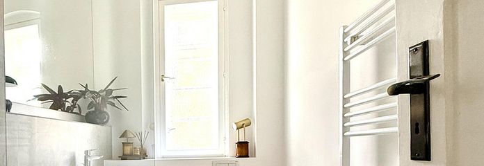 Без комиссии: отремонтированная 2-комнатная квартира с пользованием садом в Zinnowwaldsiedlung со старинными деталями – Duschbad