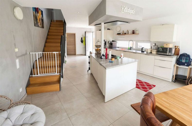 BS - Querum - Exklusives Doppelhausensemble mit moderner Architektur, hohem Wohnkomfort und Garten – Neubau - EG offener Küchen- und Essbereich