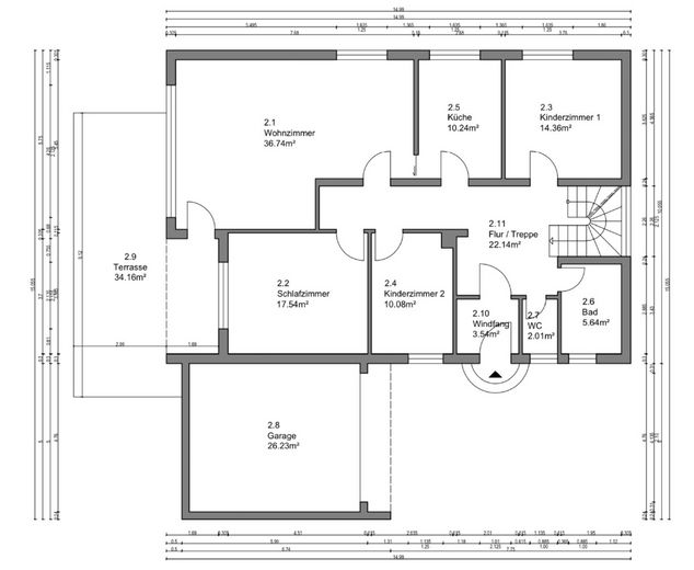 Grundriss Kellergeschoss