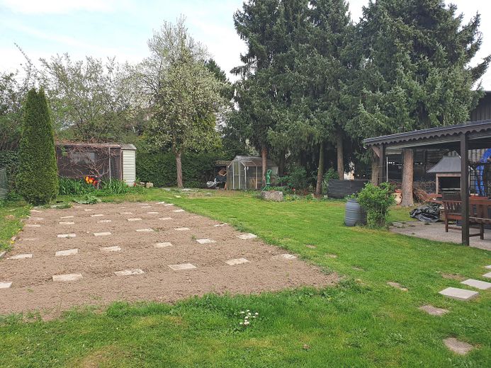 Kleines Haus mit Keller und großem Garten in Schärding, Österreich – Hintergarten