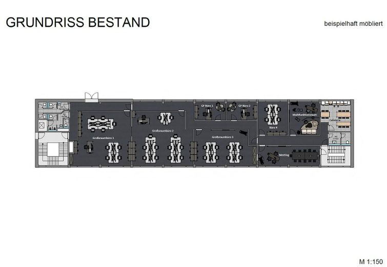 Grundriss Bestand möbliert