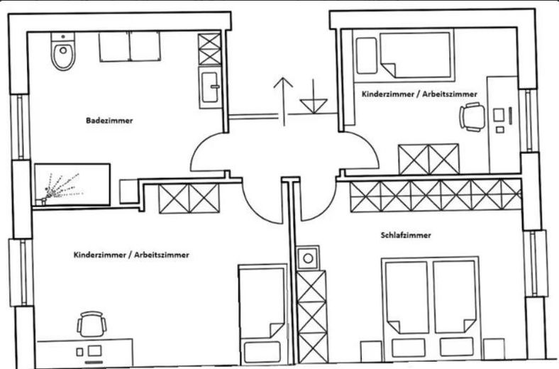 DA PRIVATO: Casa adatta alle famiglie a Bordesholm (bifamiliare) – OG Skizze