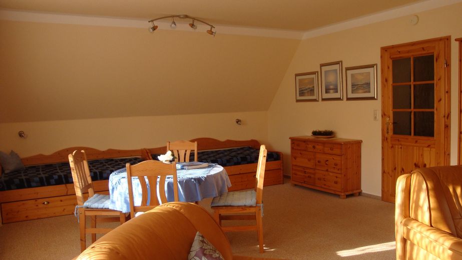 FeWo Wohnzimmer Schlafseite