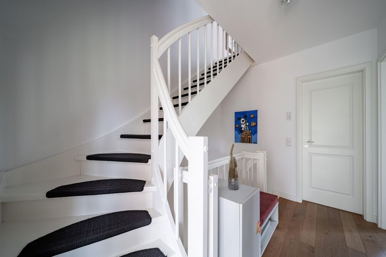 Treppe zum Dachgeschoss