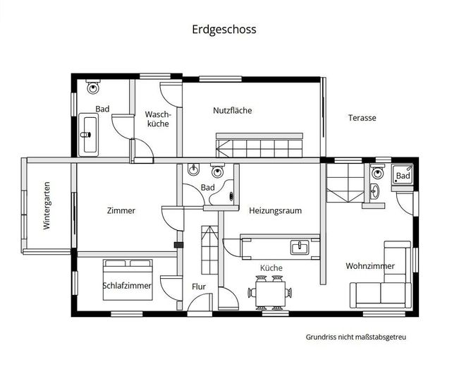 Grundriss Erdgeschoss 