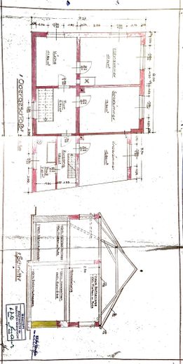 Großharthau b. Dresden- direkte Bahnanbindung – Bauplan GR, Schnitt