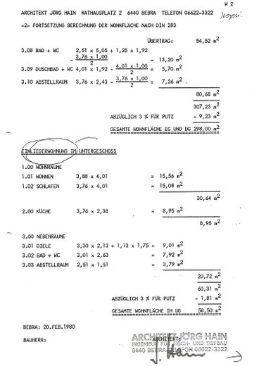 Wohnraumberechnung (1)