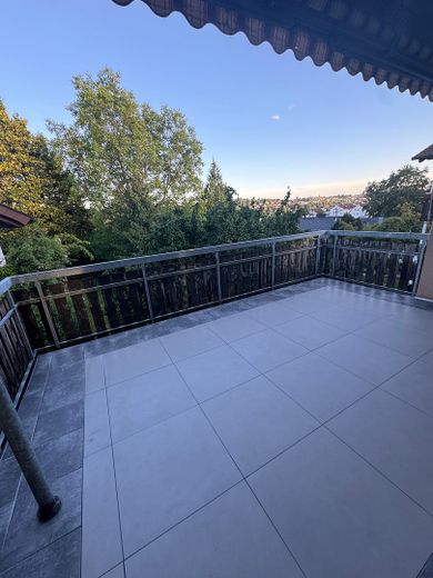Ausblick Balkon